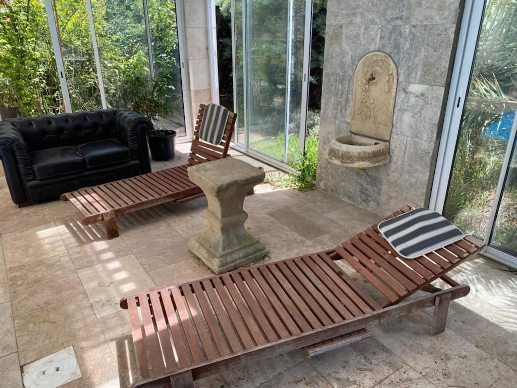 Chambre Chez L'Habitant Avec Piscine Marsella Exterior foto